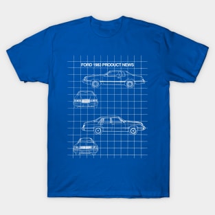 1983 FORD CARS PRODUCT LINE - brochure T-Shirt